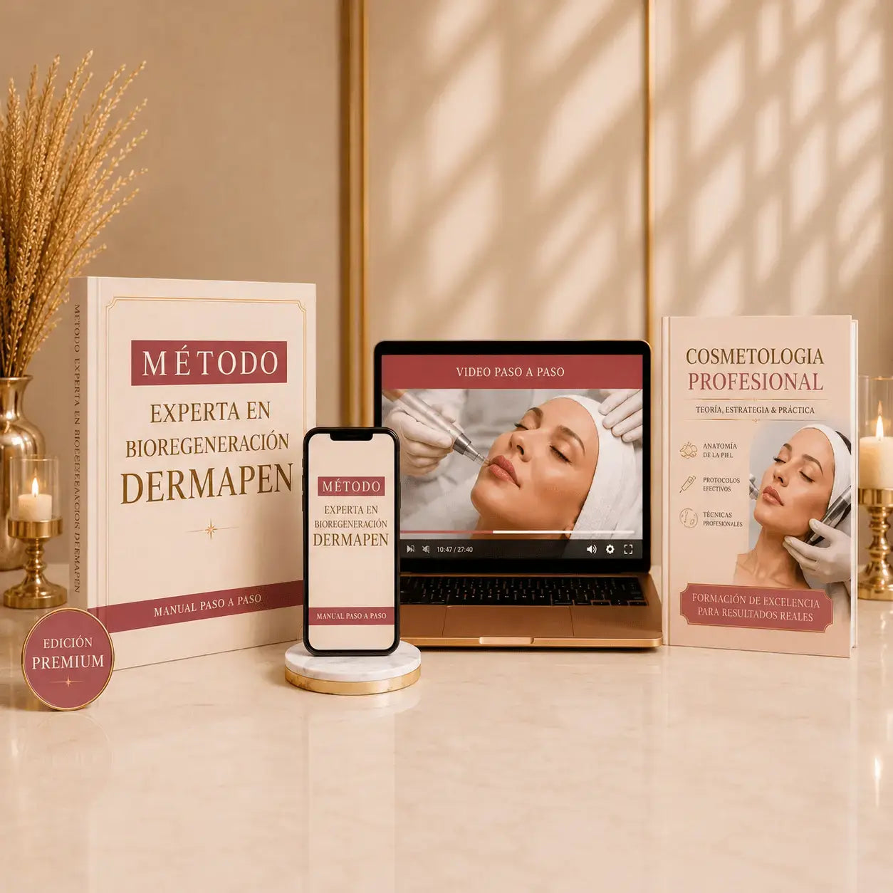📚Método Experta en Bioregeneración Dermapen (Pack Ebooks + Curso en Video) + 10 BONOS de Regalo Extra